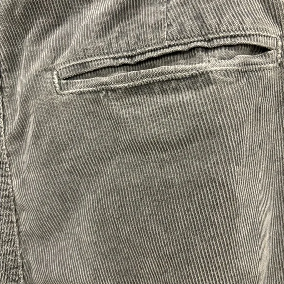 NSF Womens Cotton Corduroy High Rise button fly Straight Leg Pants Gray Size 25 - Picture 5 of 7